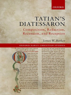 cover image of Tatian's Diatessaron